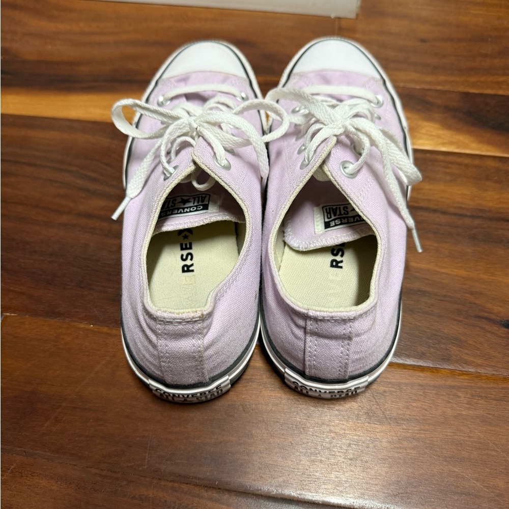 Converse Low-Top Chuck Taylors in Lavender - Picture 3 of 5